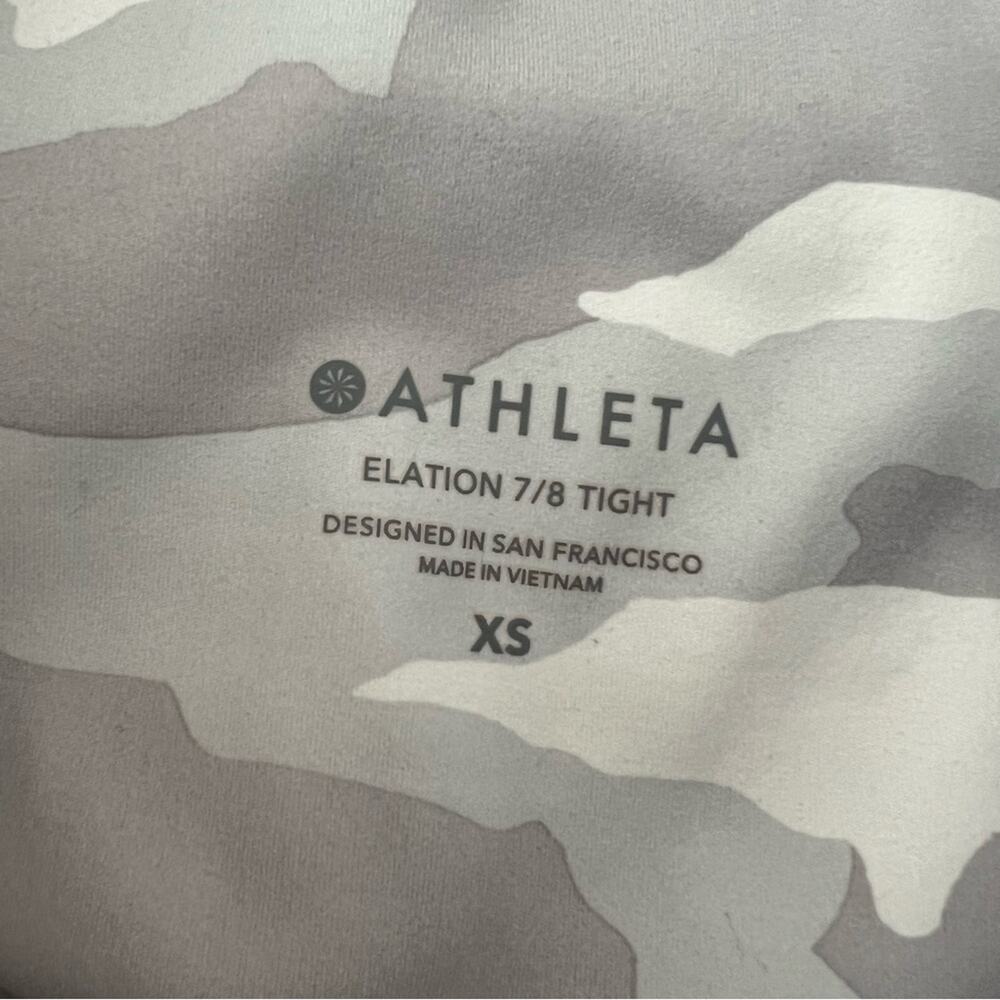 Athleta Elation 7/8 Tight Legging Gray Camo 563650 - Picture 5 of 6